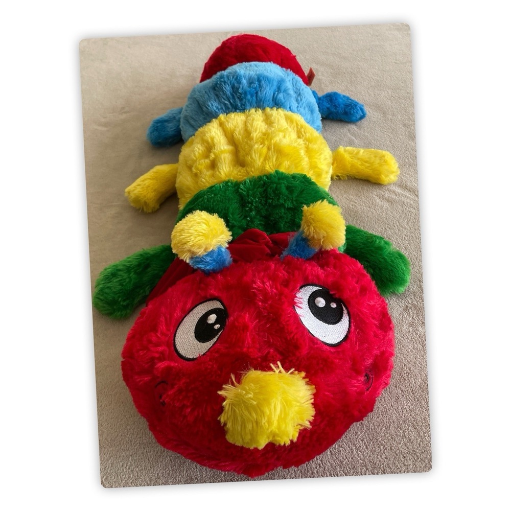 Dan Dee Collector Choice Long Caterpillar Plush Primary Colors Stuffed 30in
